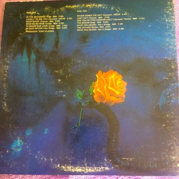 * Vinyl Moody Blues AUTOGRAPHS Threshold of Dream Justin Hayward/Mike Pinder